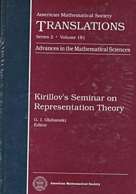 Book cover for Kirillov's Seminar on Representation Theory