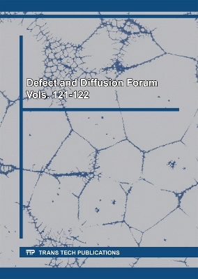 Cover of Defect and Diffusion Forum Vols. 121-122