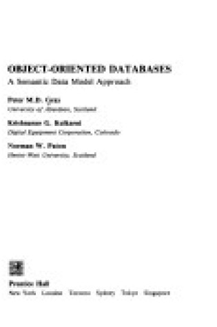 Cover of Object-oriented Data Bases