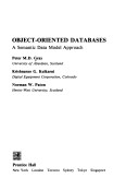 Cover of Object-oriented Data Bases