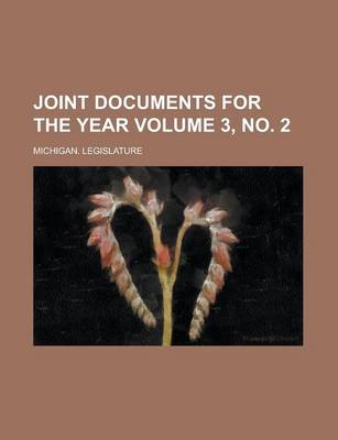 Book cover for Joint Documents for the Year Volume 3, No. 2