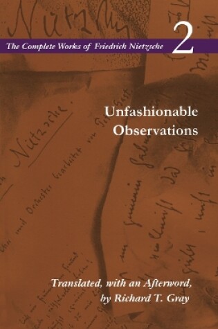 Cover of Unfashionable Observations