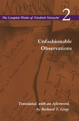 Cover of Unfashionable Observations