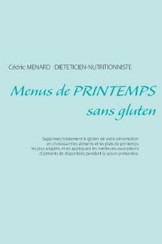 Cover of Menus de printemps sans gluten