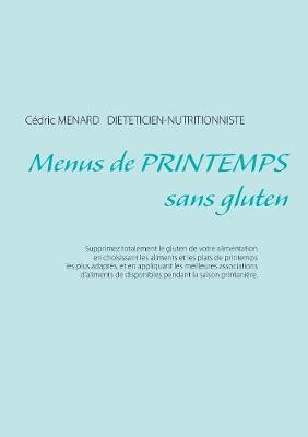 Book cover for Menus de printemps sans gluten