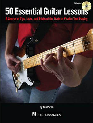Book cover for 50 Essential Guitar Lessons