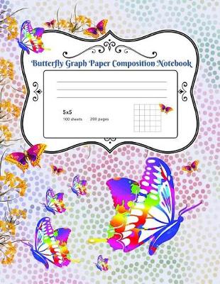 Book cover for Butterfly Graph Paper Composition Notebook