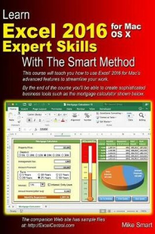 Cover of Learn Excel 2016 Expert Skills for Mac OS X with the Smart Method