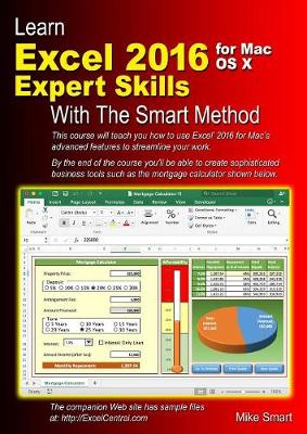 Book cover for Learn Excel 2016 Expert Skills for Mac OS X with the Smart Method