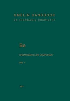 Cover of Be Organoberyllium Compounds