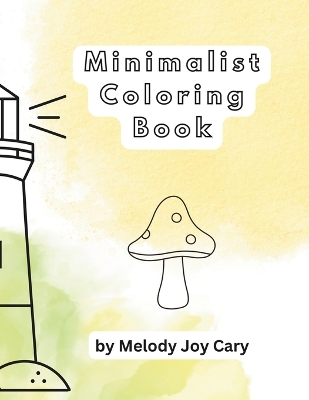 Book cover for Minimalist Coloring Book for Adults