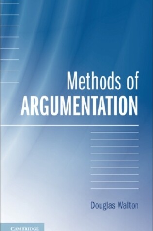 Cover of Methods of Argumentation