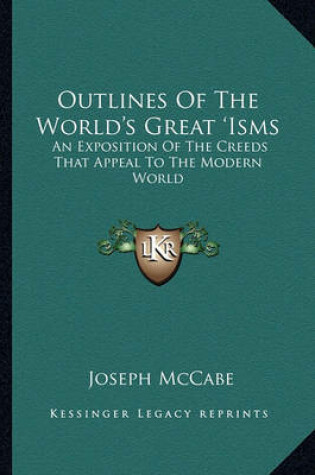 Cover of Outlines of the World's Great 'Isms
