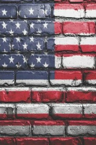 Cover of American Flag Painted Brick