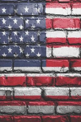 Book cover for American Flag Painted Brick