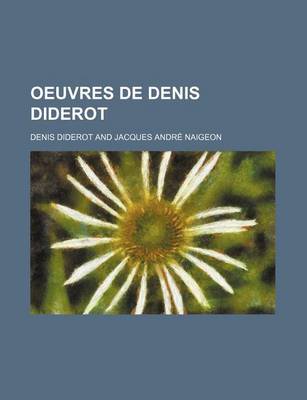 Book cover for Oeuvres de Denis Diderot (3)