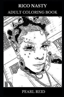 Cover of Rico Nasty Adult Coloring Book