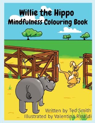 Book cover for Willie the Hippo Mindfulness Colouring Book