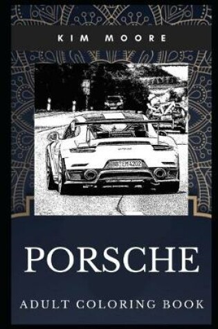 Cover of Porsche Adult Coloring Book