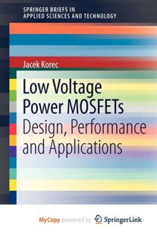 Cover of Low Voltage Power Mosfets