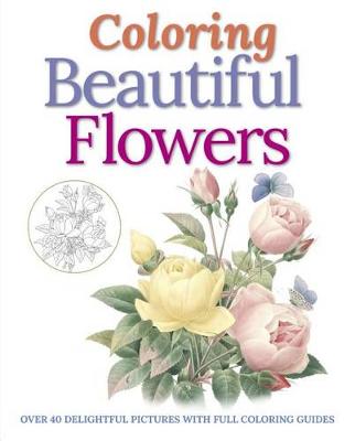 Book cover for Coloring Beautiful Flowers