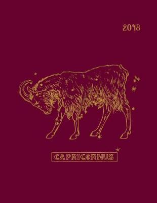 Book cover for Capricorn Zodiac 2018 Weekly Planner