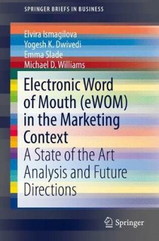 Cover of Electronic Word of Mouth (eWOM) in the Marketing Context