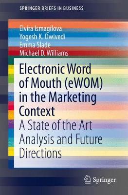 Book cover for Electronic Word of Mouth (eWOM) in the Marketing Context