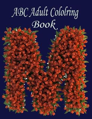 Book cover for ABC Adult Coloring Book