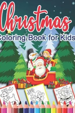 Cover of Christmas Coloring Book for Kids