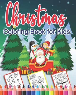 Book cover for Christmas Coloring Book for Kids