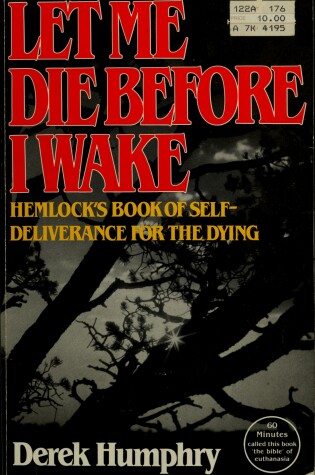 Cover of Let Me Die Before I Wake