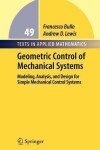 Book cover for Geometric Control of Mechanical Systems