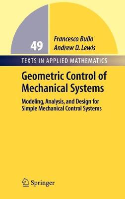 Cover of Geometric Control of Mechanical Systems