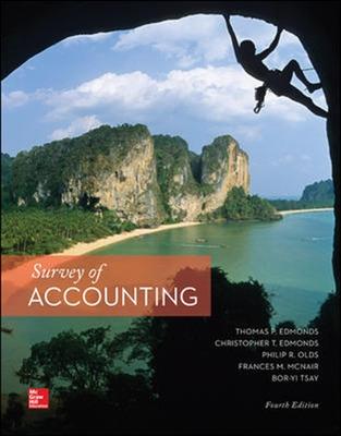 Book cover for Survey of Accounting (Int'l Ed)