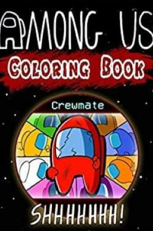 Cover of among us coloring book crewmate