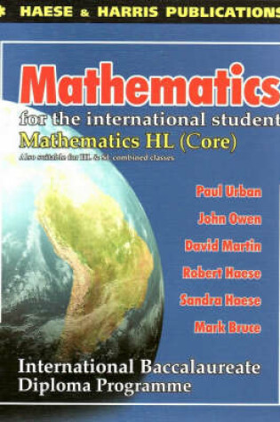 Cover of Mathematics for the International Student