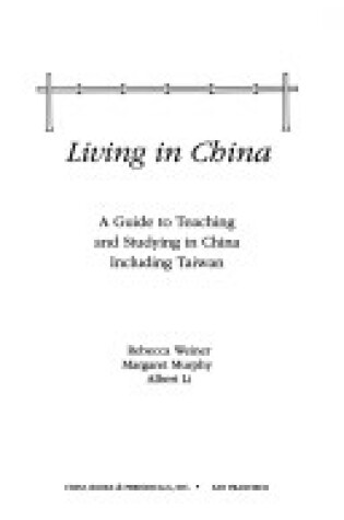 Cover of Living in China