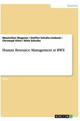 Cover of Human Resource Management at Rwe
