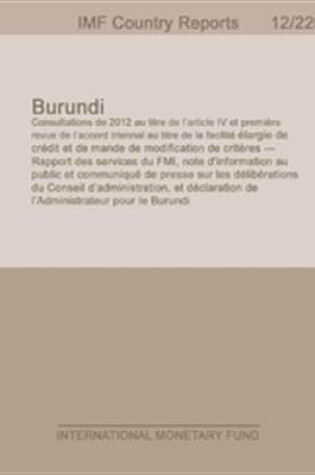 Cover of Burundi