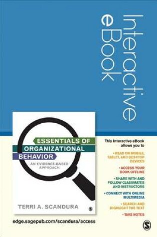 Cover of Essentials of Organizational Behavior Interactive eBook Student Version