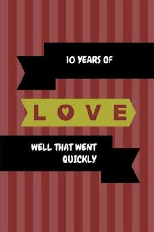 Cover of 10 Years of Love Well That Went Quickly