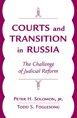 Book cover for Courts And Transition In Russia