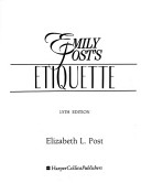 Book cover for Emily Post's Complete Etiquette