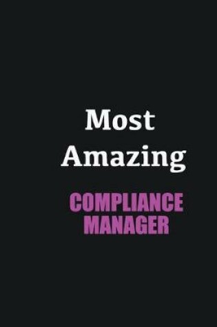 Cover of Most Amazing Compliance Manager