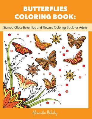 Book cover for Butterflies Coloring Book