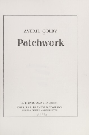 Cover of Patchwork