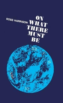 Book cover for On What There Must Be