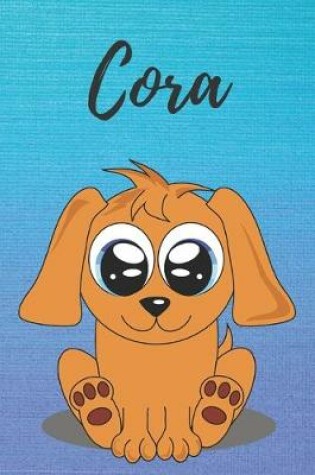 Cover of Cora dog coloring book / notebook / journal / diary