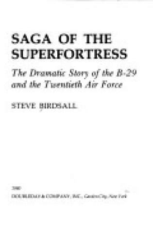 Cover of Saga of the Superfortress